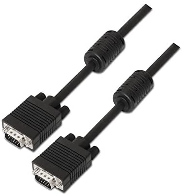 Nano Cable Cable SVGA/VGA HDB15 Macho a Macho 1m Negro Ref. 10.15.0101